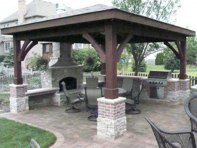 Bbq Dengan Pergola Pelan Pembinaan Keseluruhan