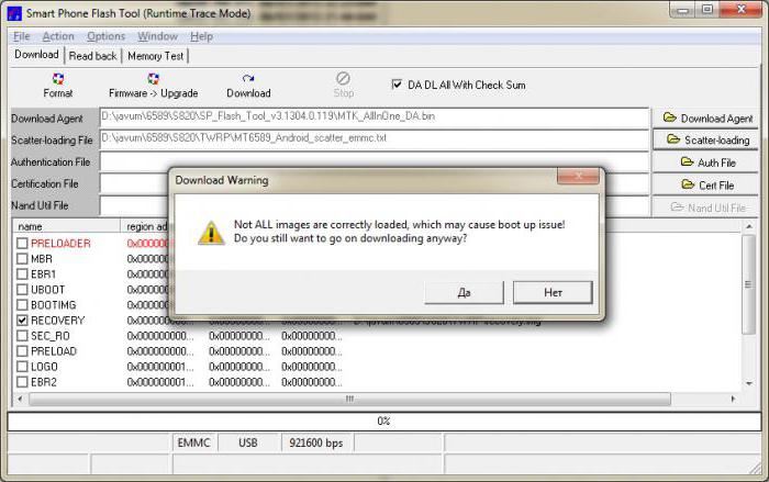 lỗi flashtool trong firmware 4032