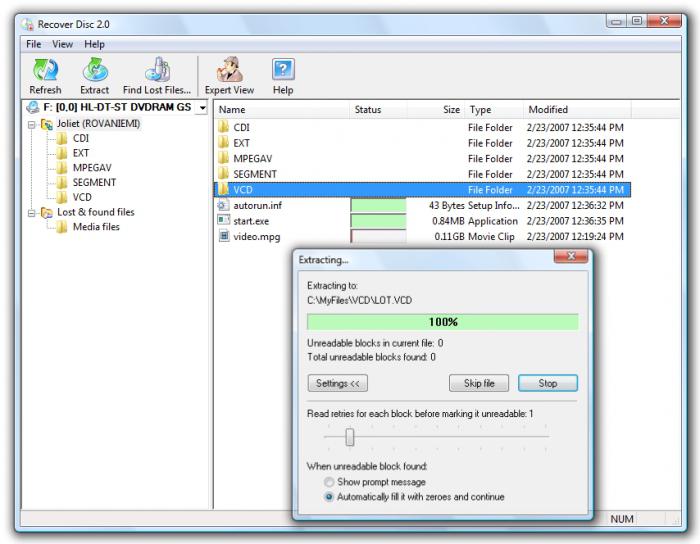 udf file system reader