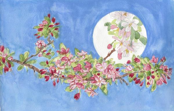 Melukis Pokok Menggunakan Renyutan Kertas Kertas adalah